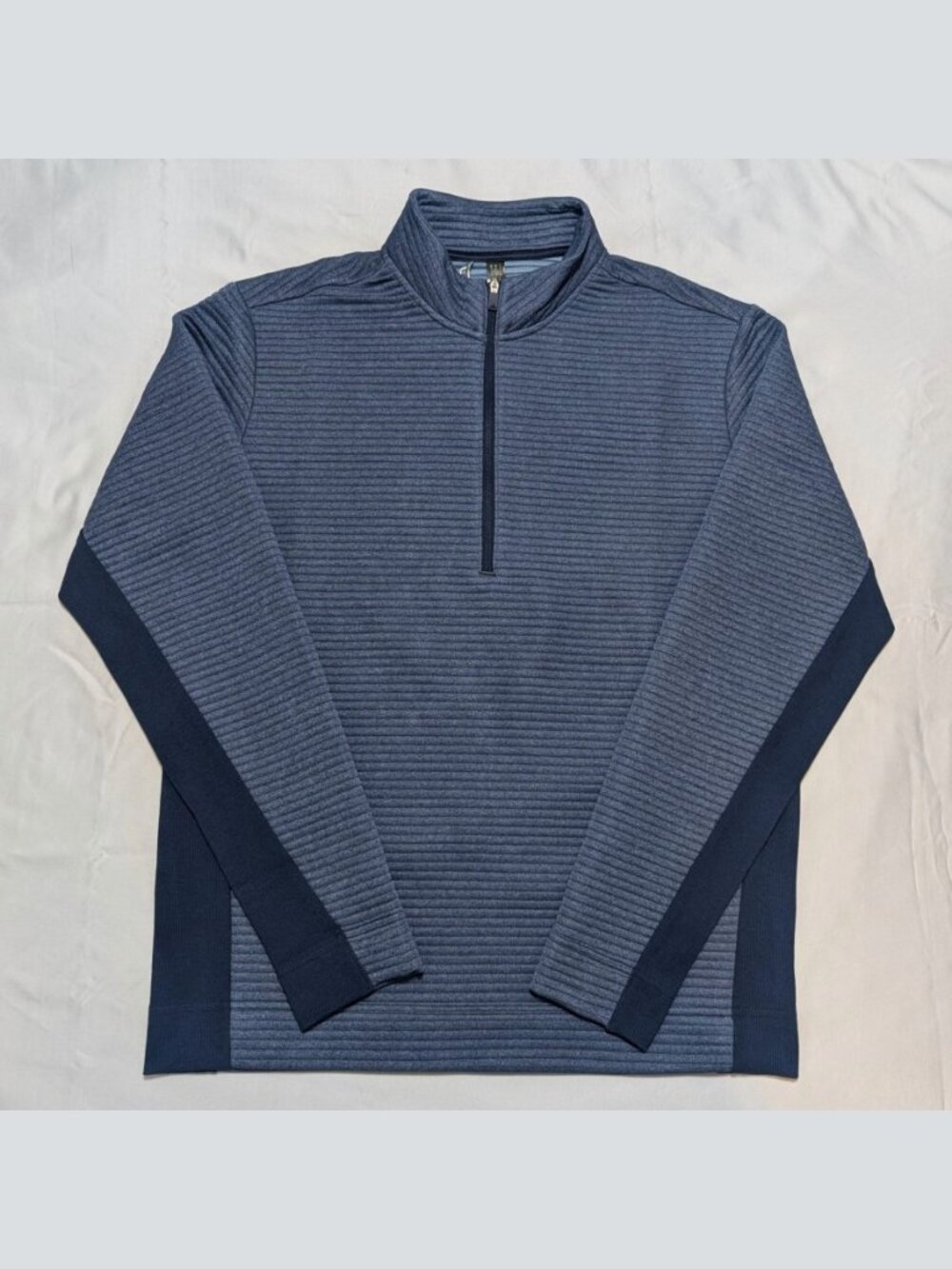 NWT Adidas Water-Repellent Quarter-Zip Golf Pullover IW1397 Navy Blue Men's M